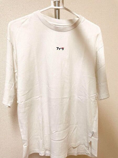 古着 半袖 Tシャツ FILA フィラ ロゴT カタカナロゴ