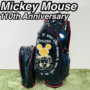 ミッキーマウス 110th Anniversary キャディバッグ エナメル 