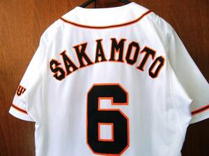 アディダス adidas 読売ジャイアンツ 巨人 坂本勇人 レプリカユニフォーム ホーム 刺繍ワッペン 6