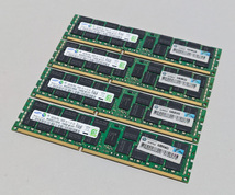 1333MHz 16GB 4枚組 合計 64GB MacPro用メモリー 2009 2010 2012モデル用 240pin DDR3 10600R RDIMM ECC 動作確認済 #0516A_画像1