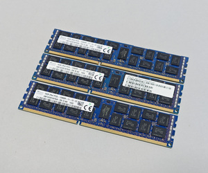 1600MHz 16GB 3枚組 合計 48GB MacPro用メモリー 2009 2010 2012 2013 モデル用 240pin DDR3 12800R RDIMM ECC 動作確認済 #0518C