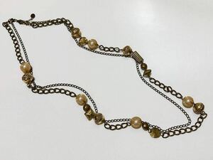 【最終価格】美品 joujou ジュジュ ネックレス /ロングネックレス ペンダント アクセサリー 《水木金 発送お休み》　