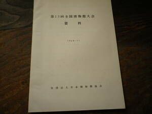 1965年　全国博物館大会　資料　博物館　史料　東京都教育委員会　国立科学博物館　参加者名簿　