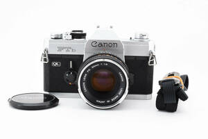 [動作品/簡易清掃済/美品/綺麗] キャノン Canon FTb QL SLR 一眼レフ フィルムカメラ w/ FD 50mm f/1.8 レンズ #2133012