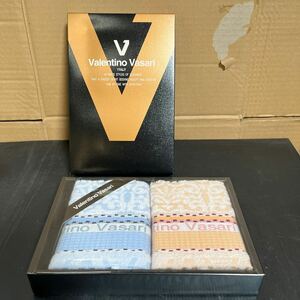 フェイスタオル ウォッシュタオル タオル 2枚組 ブランド VALENTINO 未使用品