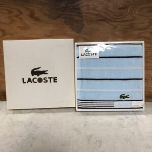 ラコステ　LACOSTE スポーツタオル　フェイスタオル タオル 未使用品　箱やけ