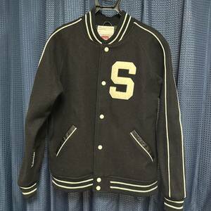 SUPREME 11AW Varsity jacket スタジャン 黒 M