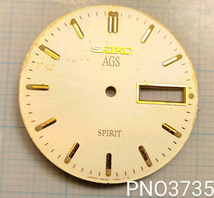 (■1)セイコー純正パーツ SEIKO AGS SPIRIT 5M23-7A90【文字盤/エト/Dial/Dial face】 PNO3735_画像3