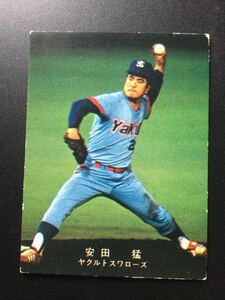 カルビー プロ野球カード 78年 安田猛 夏に強い男