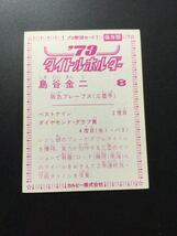 カルビー プロ野球カード 79年 タイトルホルダー 島谷金二 _画像2