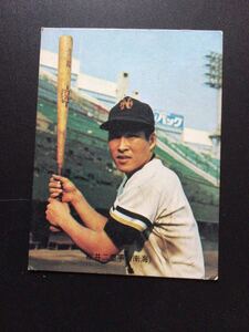 カルビー プロ野球カード 73年 バット版 No77 桜井輝秀