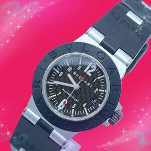《美品　稼動品》　ブルガリ　アルミニウム　AL29TA レディース腕時計