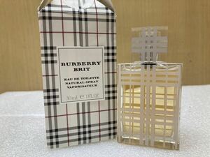 HY1421 バーバリー BURBERRY ブリット BRIT オードトワレ 香水 30ml 現状品　0509