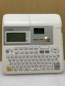 HY1314 Casio カシオ ラベルライター ネームランド BIZ KL-M6 動作確認済　本体のみ　アダプター欠品　現状品　0506