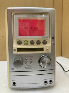 HY1400 SONY ソニー HCD-M3 システムコンポミニコンポ　CD／MD再生OK テープ再生NG 本体のみ　現状品　0509