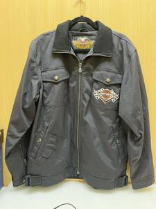 HY1363 HARLEY-DAVIDSON MOTOR CLOTHES ハーレーダビッドソン ジャケット サイズ　LARGE 現状品　