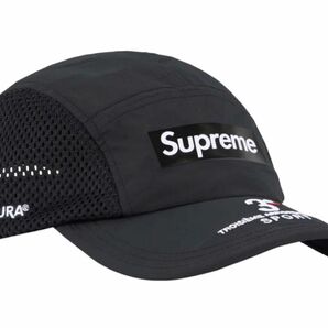 Supreme Mesh Side Panel Camp Cap "Black"