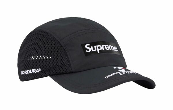 Supreme Mesh Side Panel Camp Cap "Black"