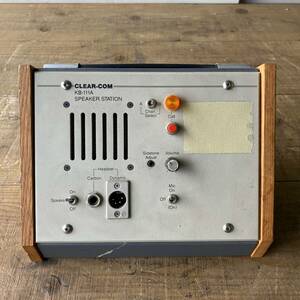Ra238 CLEAR-COM KB-111A speaker station secondhand goods 