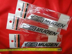 無限純正 MUGEN Genuine 本物！即納！無限カタログ記載！無限メタルエンブレム L 店頭在庫有り！90000-YZ8-H607 送料無料(条件 偽物注意！