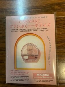 マキア付録７月号　キャンメイク　アイシャドウ