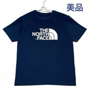 ノースフェイスtシャツ 美品 カラードームティー NT31741 ネイビー S THE NORTH FACE 半袖Tシャツ