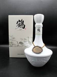 NIKKA ニッカウヰスキー 鶴"TSURU" 陶器ボトル 700ml 43% ウイスキー【未開栓品】古酒 箱付き