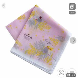 Hallmarkハンカチ小鳥　新品