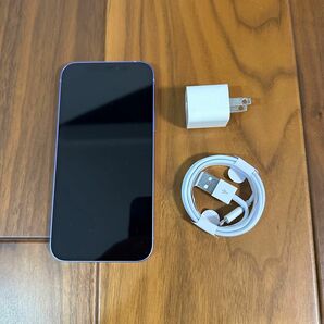 美品 iPhone12 64GB SIMフリー パープル バッテリー90% 