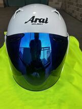 Arai MZ XL サイズ　パールホワイト　シールド新品_画像3