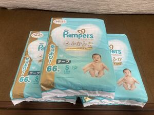 [ бесплатная доставка ] хлеб perth лента Pampers одноразовые подгузники S размер 66 листов ×3 комплект впервые .. . к .... брюки 