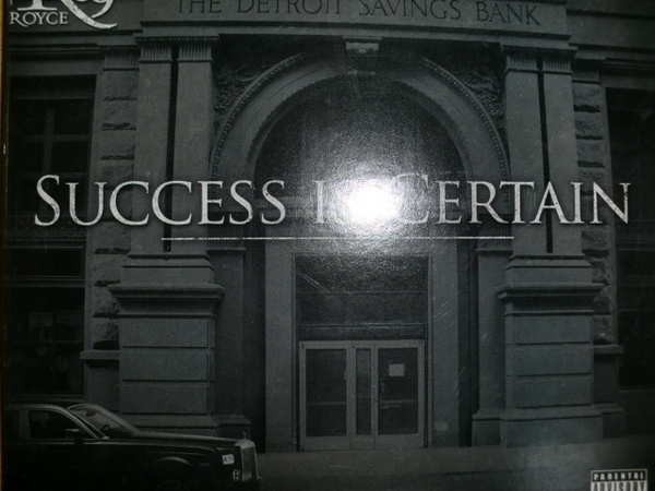 良品 Royce Da 5'9 [Success Is Certain][East] DJ Premier Travis Barker Eminem Nottz Adonis Joe Budden Method Man Raekwon 50cent