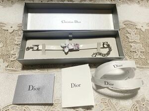 超美品★Dior★トロッター★フラワーモチーフ★ブレスレット★ギャランティーカード&ケース付き★高島屋にて購入★ChristianDior