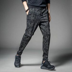 【XL】迷彩　ジョガーパンツ　スエット　韓国ファッション　リラックス　おしゃれ　オールシーズン　テーパード　ルームウェア