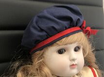 ★OIKE オオイケ 1983 Takaya Romane Doll ロマン ドール ビスクドール 陶器人形 アンティーク 金髪 縦ロール 全高 55cm昭和レトロ _画像3