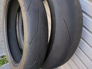 PIRELLI ピレリ スーパーコルサSPV3 120/70ZR17 190/55ZR17 前後セット【中古】