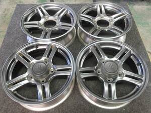 【中古】16x5.5J +22 PCD139.7 5H 4本セット、ジムニー JB23W 純正 軽量 5.5kg【送料無料】