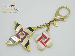 LOUIS VUITTON Louis Vuitton pop flower key ring M68001 free shipping 