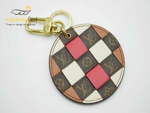 LOUIS VUITTON Louis Vuitton porutokre monogram check key ring charm M68657 CX0179