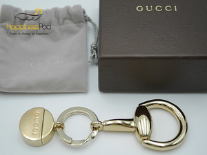  Gucci GUCCI USB кольцо для ключей 4GB металл материалы Gold прекрасный товар 