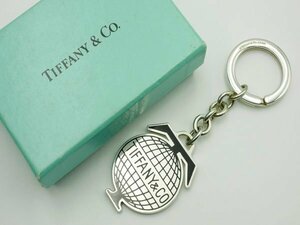  Tiffany Tiffany & Co. AG925 globe key ring approximately 35.6g box 