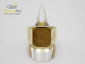  Louis Vuitton LOUIS VUITTONsig net ring monogram ring M80191