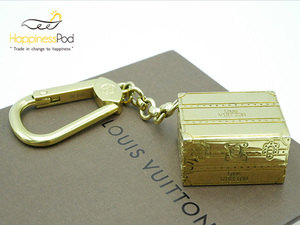  Louis * Vuitton LOUIS VUITTONporutokre* maru key holder M66458 metal material Gold 
