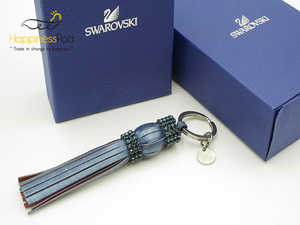  Swarovski SWAROVSKI кисточка кольцо для ключей голубой × серебряный кожа × стразы × металл материалы 1162678