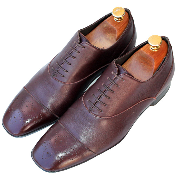 イタリア製★Z Zegna ゼニア★ストレートチップ 6=25 ブローグシューズ Ermenegildo Zegna ドレスシューズ メンズ fc i-789