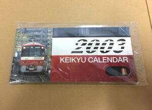 未使用　未開封　KEIKYU　京急　CALENDER　卓上カレンダー　2003年