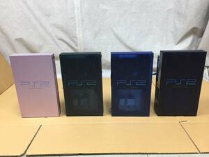 SONY Playstation2 / PS2 本体　ｘ４台　SCPH-37000, 39000 サクラ　オーシャンブルー　ミッドナイトブルー 