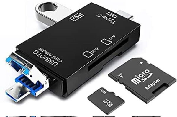 【USB/Type-C/Micro 3in1】メモリカードリーダー SD