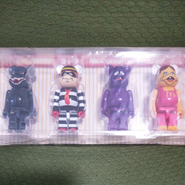 マクドナルド ベアブリック フィギュア RBRICK BE ゴジラVSマクドナルド マック ゴジラ rbrick be