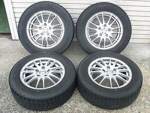 トヨタ アイシスで使用 社外 タイヤホイール 195/65R15 ZACK JP-104 エスクァイア・ノア(80型,70型)・ヴォクシー(80型,70型)等